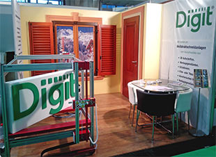 A Digit standja az építóipari kiállításon