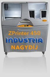 Industria nagydíjas termékünk: a ZPrinter 450 színes 3D nyomtató